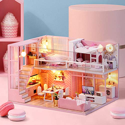 6 CUTEBEE+Dollhouse+Miniature+Furniture+Movement