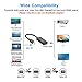 4K Mini DisplayPort to HDMI Adapter CableCreation Mini DP(Thunderbolt Port Compatible) to HDMI AV HDTV Male to Female Adaptor for Mac Book iMac, Black Color