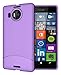 TUDIA Full-Matte ARCH TPU Bumper Protective Case for Microsoft Lumia 950 XL (Purple)