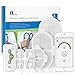 1byone Bluetooth TENS Therapy Muscle Stimulator for Pain Relief Electronic Pulse Massager with Wireless Control App, Variable Size Electrodes Pads
