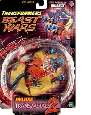 Beast Wars Deluxe Transmetals 2 Predacon IGUANUS Basic Beasts Action Figure MOC