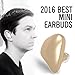 Wireless Earbud yoyomax Bluetooth Headset [Invisible] Headphone Earbud with Mic for Running Sports [Noise Cancelling] iPhone 6s Samsung S6 S5 Note4 Motor LG HTC Phones - Best Earpiece [Beige]