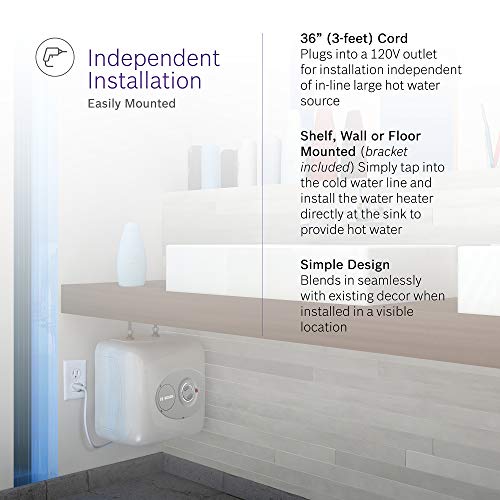 Bosch Electric MiniTank Water Heater Tronic 3000 T 4Gallon (ES4