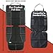 Glangels Seat Protector for Baby Child Car Seat-Enhanced Padded Booster Seat Pad for Vehicles- Extra Large Storage Pocket (Black)