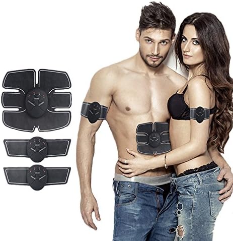 WAYSEAR ABS stimulator and muscle trainer with rhythm and soft impulses Wireless portable smart fitness machine smart massage