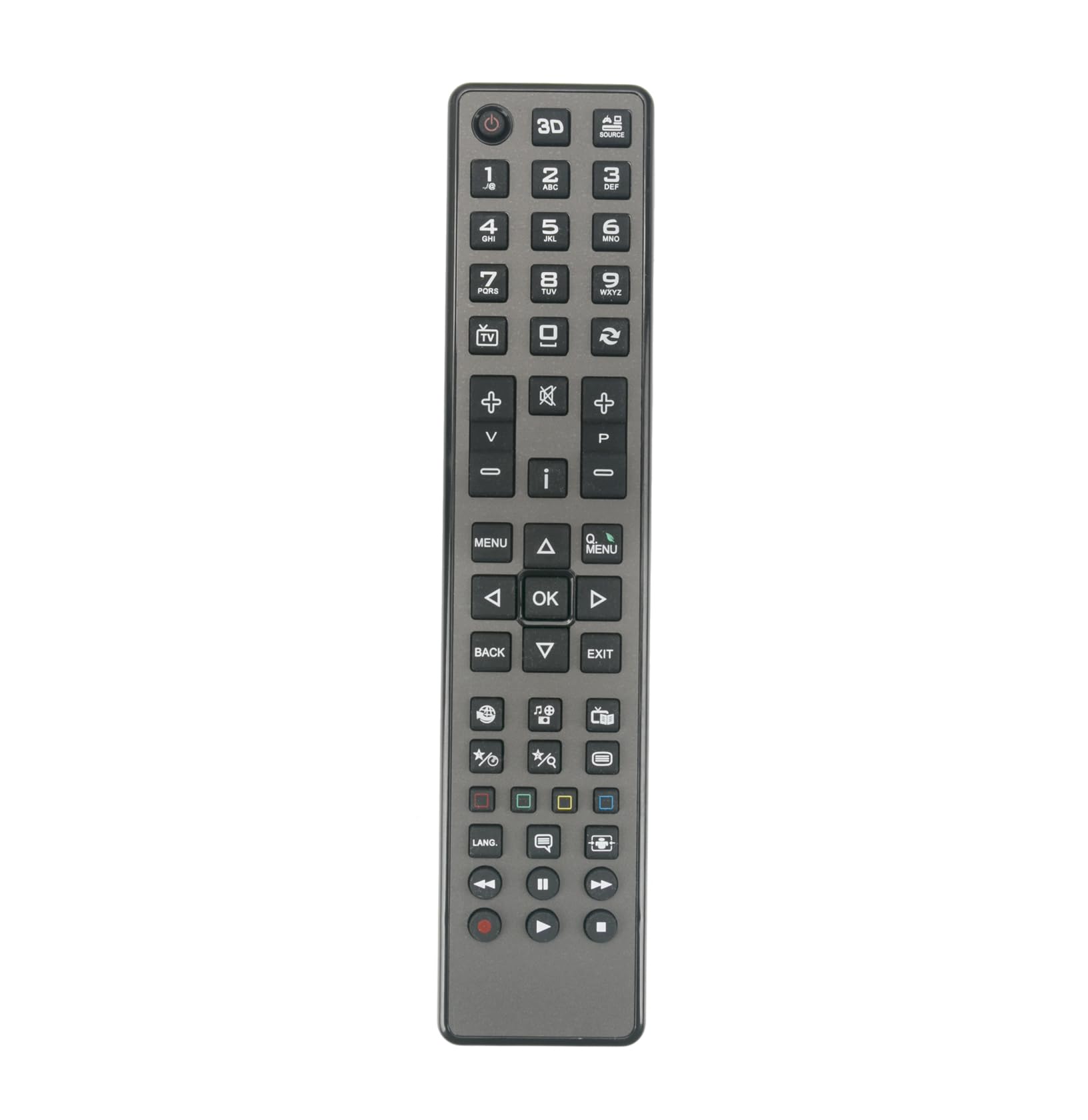 AULCMEET RC4937 Replacement Remote Control Compatible with Digihome Teletech AKAI OLED Smart TV DLED32125HD 32272HDDVD LED 32278HDDLED 42278FHDDLED DLED32272HD DLED32125HD 40DLEDFHD