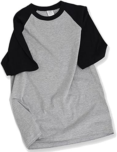 CheZEN Mens Cotton Spell-color Casual Short-sleeve T-shirt Grey M
