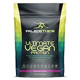 PALEOETHICS Paleo and Vegan Friendly Organic Ultimate Vegan Protein Powder, Natural Berry Flavor, 1.35 lbs, 615 Gram