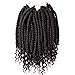 Silike 12 Spring Senegalese Twist Crochet Hair For Beauty (12 Roots Per Piece,3 Pieces) Curly End Crochet Braids For Women (U4)