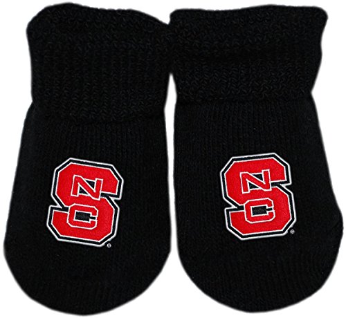 North Carolina State University Newborn Baby Bootie Sock