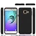 PASONOMI A3 2016 Case, [Slim Fit] [Shock Absorption] Hybrid Dual Layer Armor Defender Protective Case Cover for Samsung Galaxy A3 2016 (Black)