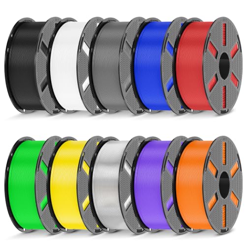 JAYO PETG Filament 1.75mm 11KG 3D Filament Bundle Multicolor SetA