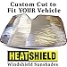 Sunshade for Ford Transit VAN w/RV Mirror & w/Lane Keep Sensor 2015 2016 2017 2018 Windshield Sunshade #1542