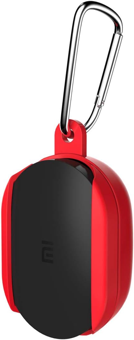 Silicone case for Redmi Airdots case Cover,Clamshell Open Shockproof Soft Silicone Xiaomi Redmi Airdots TWS Earphone Protective Youth Version