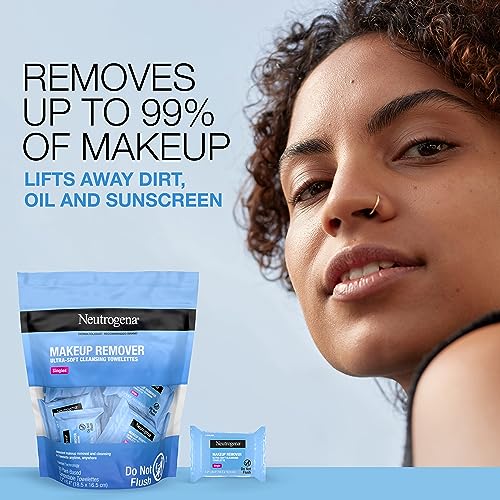Neutrogena Makeup Remover Wipes Singles, Daily Facial Cleanser