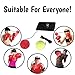 cherbell Boxing Reflex Ball,Fight Ball Reflex Great for Training to Improve Reactions and Speed,Perfect for Boxing, Training and Fitness, Premium Gym Boxing Equipment (Black)