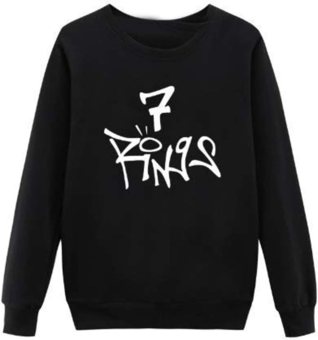 TorontoFinds, Custom 100% Cotton Ariana 7 Rings Crewneck Sweatshirt for Men and Women