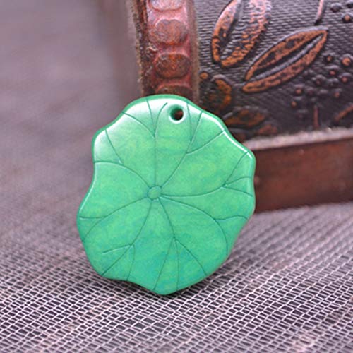 Wholesale Natural Ivory Fruit Bodhi Carved Lotus Root Whip Lotus Leaf DIY Hand-Woven Pendant Accessories Scattered Bead Jewelry - (Metal Color: a) - Thumbnail 4
