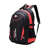 MATMO Waterproof School Backpack Student Book Bags for Teenage Girls Boys Red