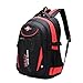 MATMO Waterproof School Backpack Student Book Bags for Teenage Girls Boys Red