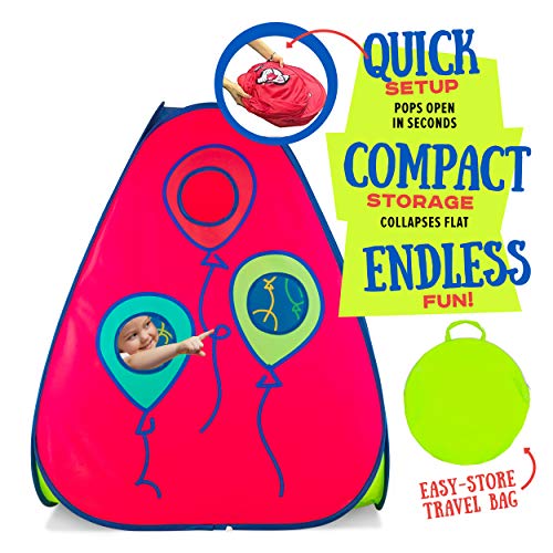 Kiddey Tunnel and Ball Pit Play Tent 3pc Pop Up Toddler Gym Tunnels