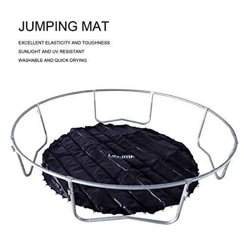 Lejump Trampolines 10-Feet with Safety Pad & Enclosure & Net & Ladder & Optional Basketball Hoop for Kids