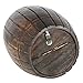 Antique Inspired Barrel Shaped Wooden Money Holder Coin Bank for Kids