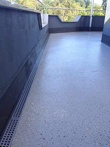 4er Rinnenset V2A superflach mit 1 Rinne mit Stutzen, 3 Rinnen geschlossen, 2 Endstücke, 3 Verbinder, 1 Dichtmittel, 1… – Bild 4