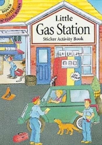 Little Gas Station Sticker Activity Book (Dover Little Activity Books) Paperback – 28 Mar 2003