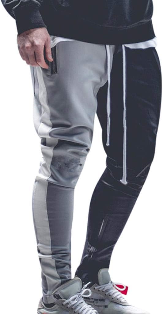 Creazrise Men Drop Crotch Funnel Pockets Drawstring Harem Pants Casual Drawstring Sweatpants