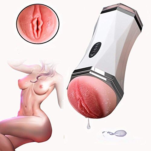 Male Masturbation Cup Electric Vagina and Pocket Pussy with Erogenous Moaning Hands-Free Sex Toys for Man Masturbation Black