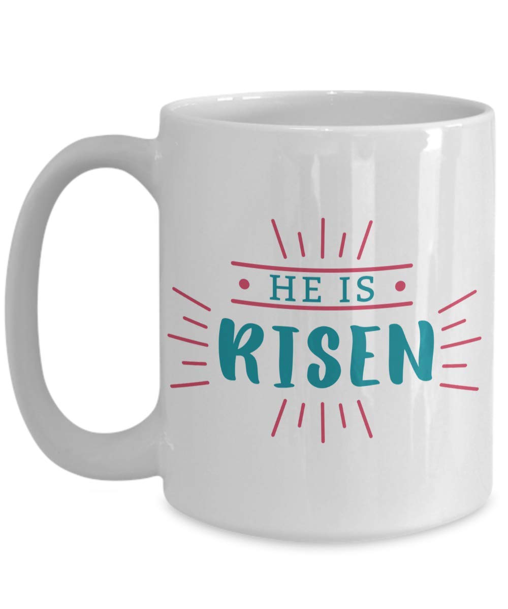 Amazon Com Happy Easter Day Coffee Mug He Is Risen God