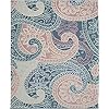 Nourison Jubilant Retro Bohemian Blue Area Rug 7'10" x 9'10", 8' x 10