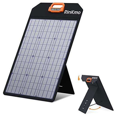 RINKMO 50W Solar Panel, Portable Solar Panels Battery Charger with