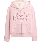 GAP girls Logo Sherpa Heritage Full Zip