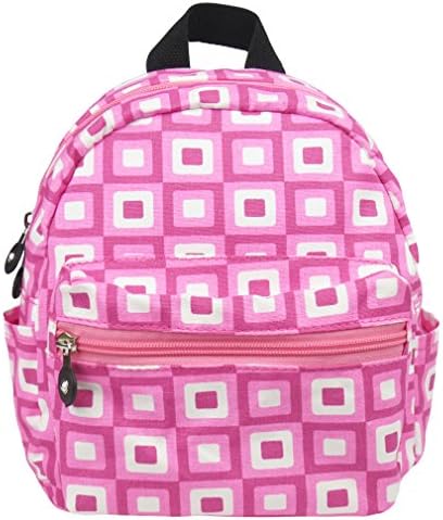 Imiflow Toddler Backpack Nursery Back Pack Purse Bags for Baby Girl and Boy Travel Rucksack (Pink)