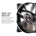 Cooler Master MasterFan Pro 120 Air Flow- 120mm High Air Flow Black Case Fan, Computer Cases CPU Coolers and Radiators