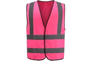 High Visibility Reflective Safety Work Vest ANSI/ISEA Class 2