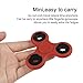 Wukelili Tri Fidget Hand Spinner, Ultra Fast Bearings, Finger Toy, Great Gift for ADD, ADHD, Anxiety, and Autism Adult Children(Red)