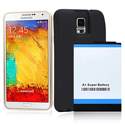 Galaxy Note 4 Extended Battery [11800mAh] with NFC & Black Protection Cover Case (More Than 3X Extra Battery Power) Fits All Versions of Galaxy Note 4 [365 Day Warranty]