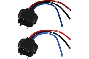 9008 H13 LED Wire Male Socket Connector for Headlights Fog Lights Retrofit Extension Wiring Harness Retrofit Replacement for 