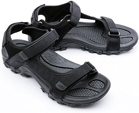 AKIII CLASSIC Unisex Casual and Outdoor Sandals Mario (9, BLACK)
