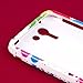 Empire Mpero Snapz Series Glossy Case for Asus PadFone X - Retail Packaging - White Paint Splatter
