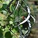 LED Wind Spinner, ISFORU 360° Spiral Solar Wind Chimes Changing Color Hummingbird LED Lamp Night Lights Outdoor Hanging Decorative for Garden//Patio//Party, for Mom