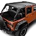 Jeep Wrangler Mesh Shade Top Cover Provides UV Protection 2007-2017 4-Door JKU Jeep JK Roof Sun-shade Mesh Shade for Jeep Wrangler with 15 years Warranty