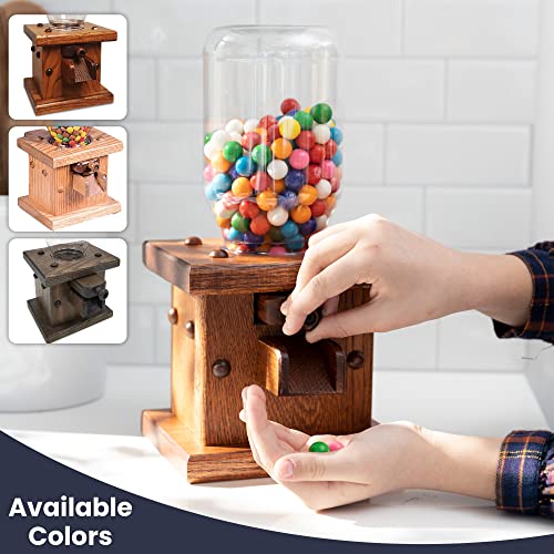 Peaceful Classics Wooden Candy Dispenser Amish Wood Jelly bean