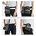 Wonder Creature Dog Treat Pouch with Dog Clicker (Black, Water Bottle Holder)