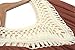 POSESHE Women's Crochet Lace Fringe Boho Bohemian Blouse Top Frayed Blouse Red One Size