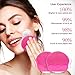 LANDWIND Facial Cleansing Brush, Sonic Silicone Scrubber, Face Vibrating Massager, IPX7 Waterproof, Rechargeable, Deep Cleaning for All Skins, Anti-Aging Facial, Exfoliation (Rose)