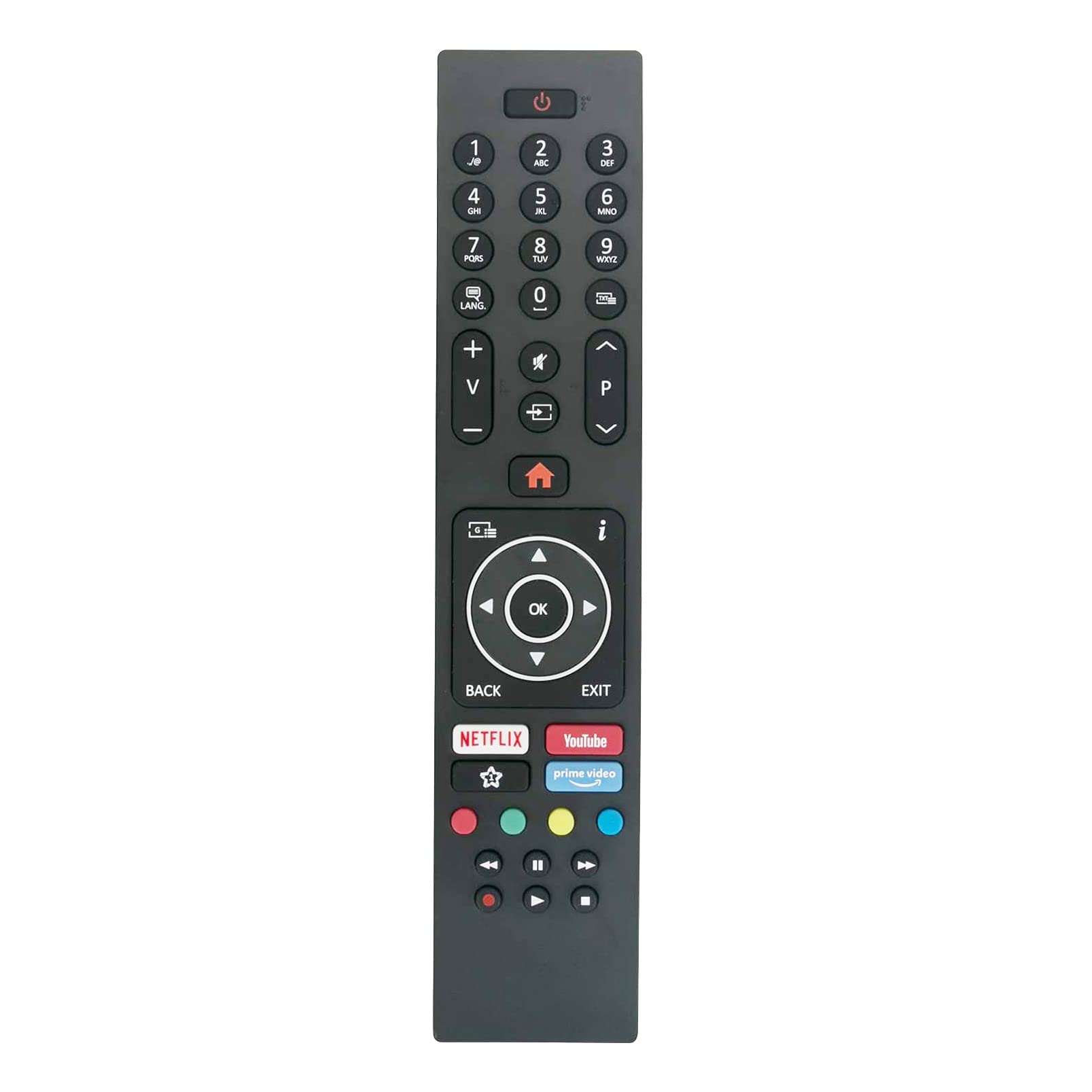 ALLIMITY RC43135P Remote Control Replace for Logik Horizon OK. L32SHE19 L39SHE21 L39SHE19 L39SHE20 L39SHE21 L43UE19 L55UE19 L65UE18 55HL7590U ODL40691F-TIB ODL40690UV-TIB ODL65750UV-TIB ODL55750UV-TIB